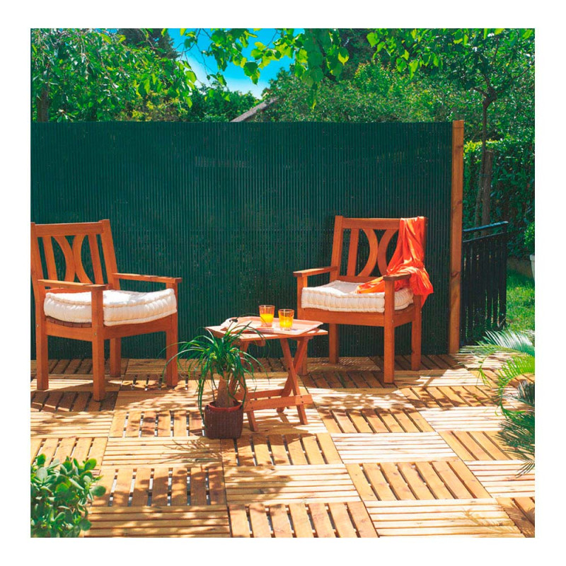 Cañizo oval plasticane color verde 1x3m faura