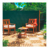 Cañizo oval plasticane color verde 1x3m faura