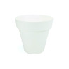 Maceta de inyección color blanco ø14cm