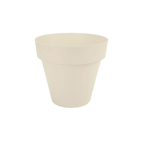 Maceta de inyección color ocre ø14cm