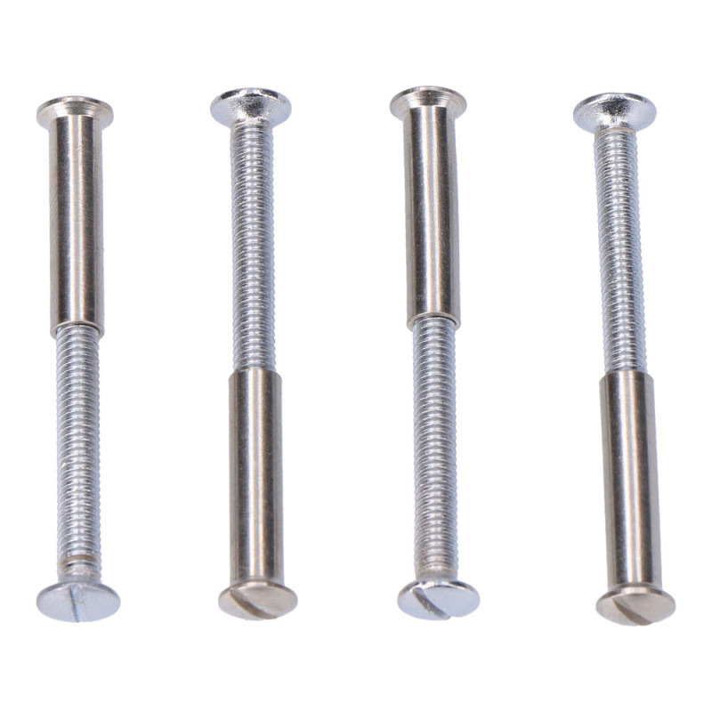Tornillos ensamble niquel (blíster 4 unid.) edm