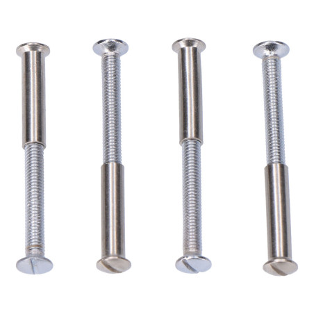 Tornillos ensamble niquel (blíster 4 unid.) edm