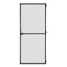 Puerta mosquitera abatible action antracita 100x210cm
