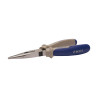 Alicate de boca semi redonda con mango bimaterial, 201mm 612-200-1 irimo