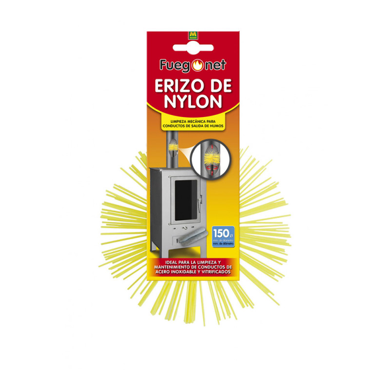 Deshollinador erizo de nylon ø150mm fuegonet 231541 massó