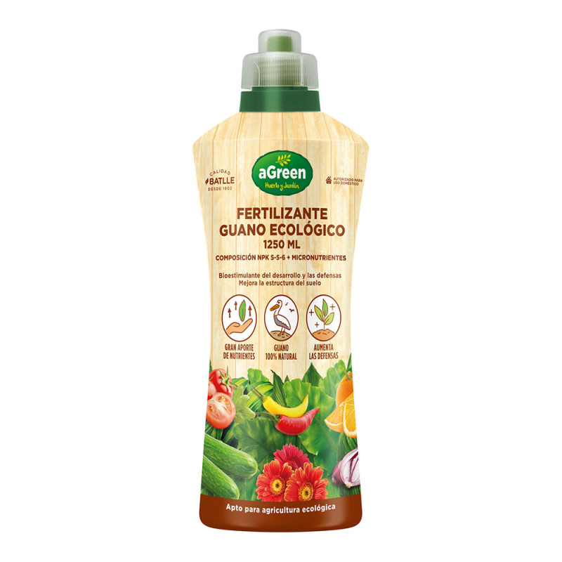 Fertilizante guano 1250ml 710540unidh agreen