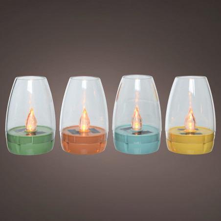 Luz de mesa solar efecto llama 895850 colores / modelos surtidos