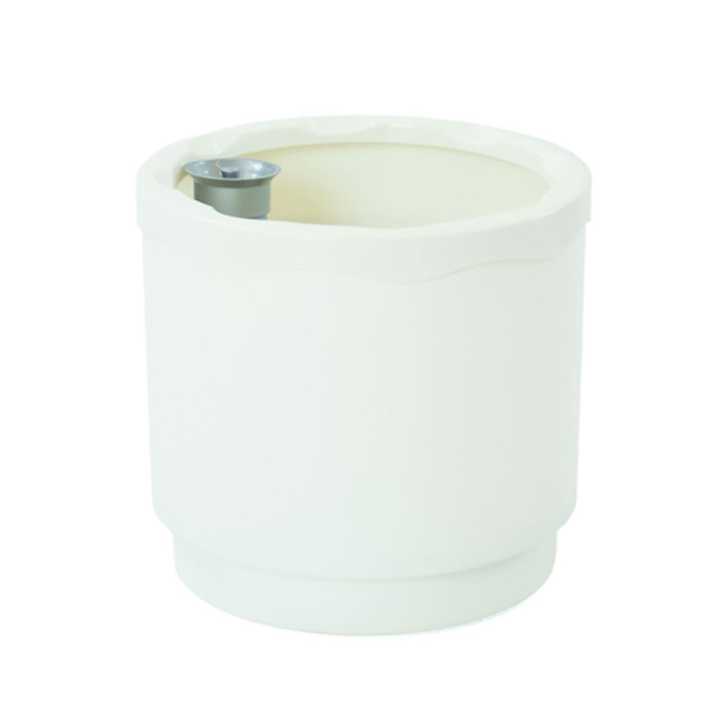 Hidrojardinera color blanco ø22cm plastiken