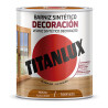 Barniz sintético decoración satinado nogal 750ml titanlux m11100334