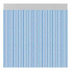 Cortina para puerta modelo "brescia" color azul 90x210cm m63169 acudam