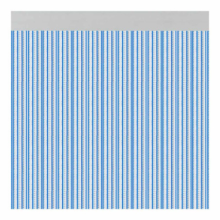 Cortina para puerta modelo "brescia" color azul 90x210cm m63169 acudam