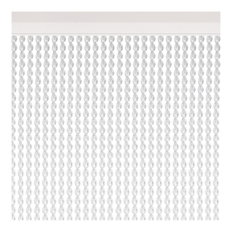 Cortina para puerta modelo "malta" color cristal 90x210cm m63250 acudam