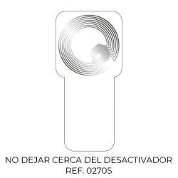 Pack 500 etiquetas anti robo super flag tag 2928 envase metálico 10145617 checkpoint