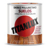 Barniz poliuretano suelos brillante incoloro 0,750l titanlux m16100034