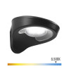 Aplique solar 1,8w 155lm 6500k con sensor color negro edm
