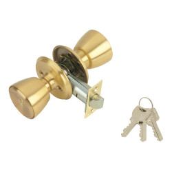 Cerradura con pomo para puerta de entrada 508-3-3-70 mcm