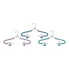 Percha cromo-espuma con 2 pinzas mondex