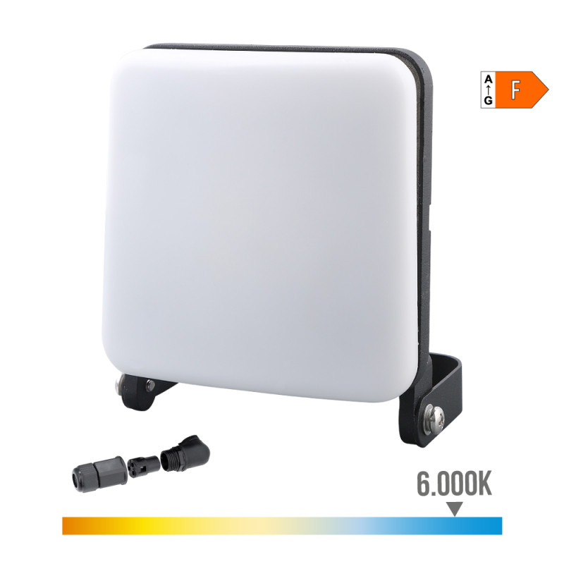 Foco proyector led 10w 760lm 6000k luz fria frameless edm