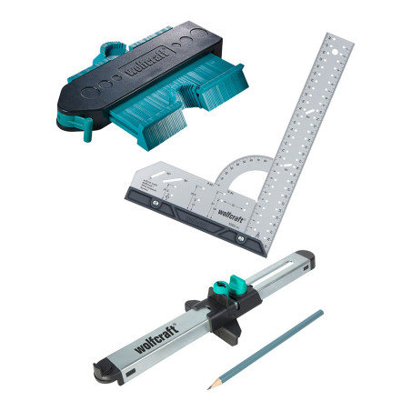 Set para suelos perfectos "ajuste de suelos laminados y de diseño" 6976000 wolfcraft