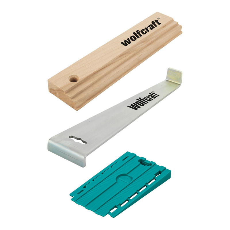 Set para suelos perfectos "instalación de suelos laminados y de diseño" 6975000 wolfcraft