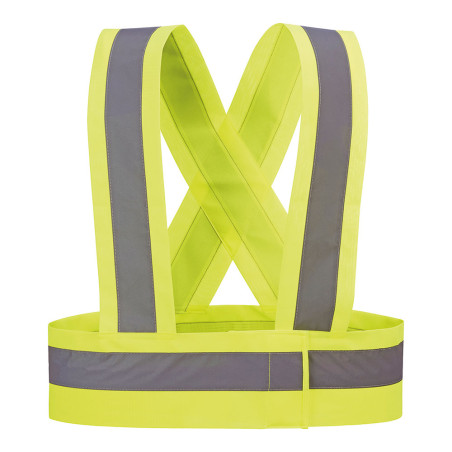 Tirantes de alta visibilidad color amarillo fluor hvt talla xl juba