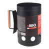 Arrancador para barbacoa 27cm, zinc color negro