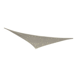 Toldo de ocultación con led solar para exterior 300x300x300 color gris 899189
