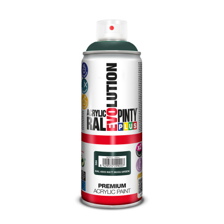 Pintura en spray pintyplus evolution 520cc ral 6005 matt moss green