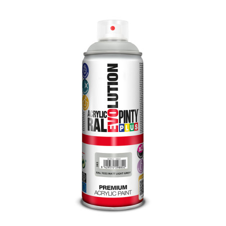 Pintura en spray pintyplus evolution 520cc ral 7035 matt light grey