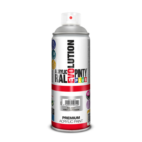 Pintura en spray pintyplus evolution 520cc ral 9007 grey aluminium