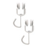Blister de 2 poleas riel cortina interior tld18 92577 micel