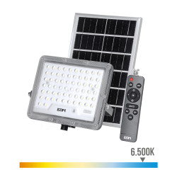 Foco proyector solar slim 200w 1.800lm 6.500k edm