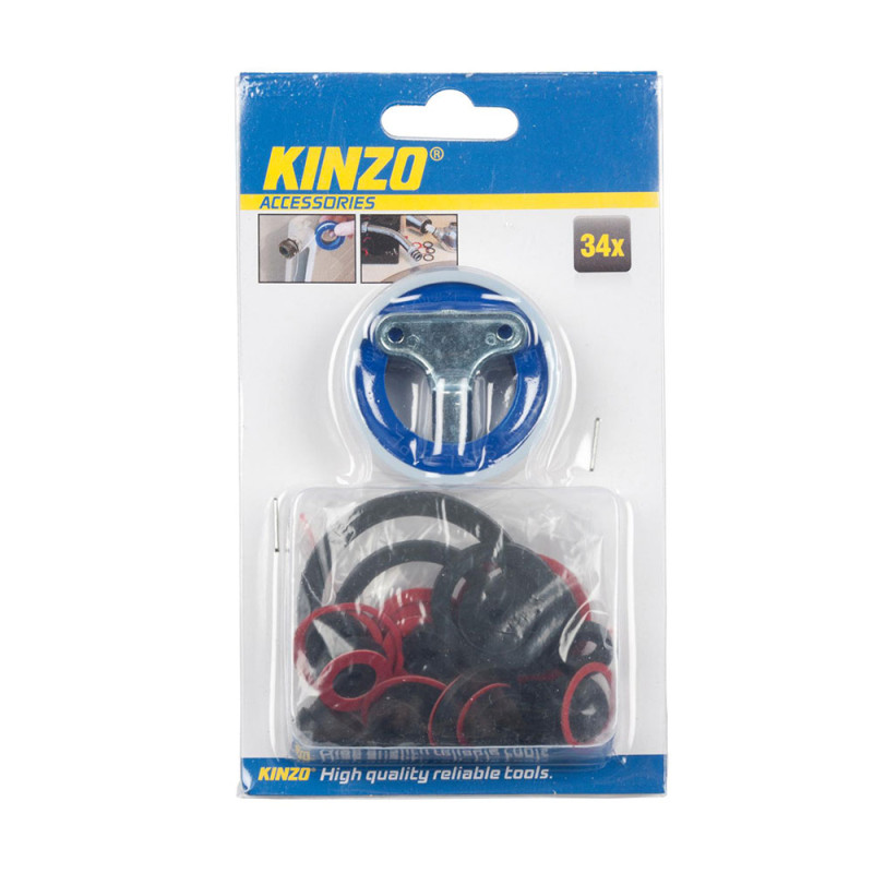 Surtido de juntas 34 piezas kinzo