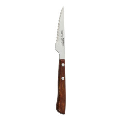 Cuchillo chuletero 11 cm acero inox mango madera alcaraz bgeu-2651 san ignacio