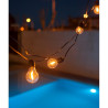 Guirnalda allegra cable negra 8m 10 bombillas new garden