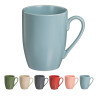 Pack 6 tazas porcelana mate 350 ml 6 colores surtidos kozina