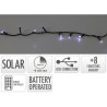 Guirnalda led 8 funciones centelleante, blanco frío ,ip44 , solar. basics