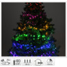 Guirnalda led, 7 secciones de color,ip44 , 400 leds, 220v, 8m. basics