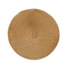 Salvamantel color marrón redondo, ø38x0,2cm. basics