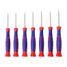 Destornilladores precisión torx, juego 7 piezas. workpro