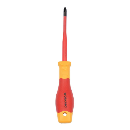 Destornillador phillips aislado vde ph2 x 125mm. workpro