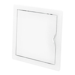 Tapa de registro cuadrada empotrable abs 15x15cm blanca