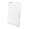 Tapa de registro rectangular empotrable abs 25x40cm blanca