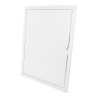 Tapa de registro rectangular empotrable abs 30x40cm blanca