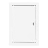 Tapa de registro rectangular empotrable acero blanco 20x30cm