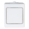 Interruptor de superficie bipolar 10ax 250v~, blanco