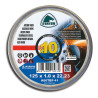 Disco extrafino inox standard, pack 10 unds, ø115x1x22,23 mm
