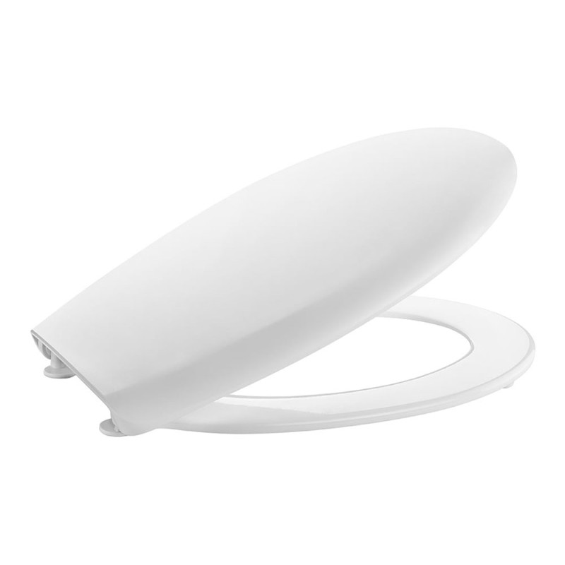 Asiento wc roca victoria blanco con bisagras nylon a801b6600b roca