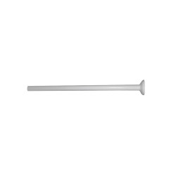 Barra de cortina blanca 125 - 220 cm