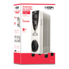 Radiador de aceite 1500 w con 7 elementos, 37 x 16,5 x 73 cm